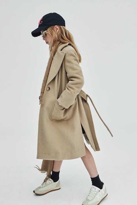 Dětský kabát MAX&Co. MAXJ1F JACKET béžová barva, MX0001