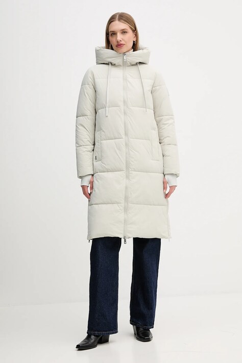 Bunda Mos Mosh Ollie šedá farba, zimná, oversize, 170810