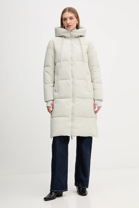 Bunda Mos Mosh Ollie šedá farba, zimná, oversize, 170810
