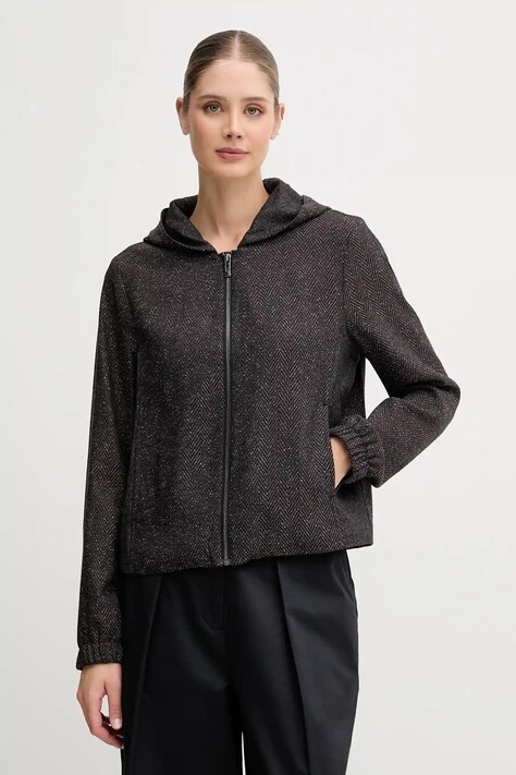 Bunda Mos Mosh BRIDGET černá barva, přechodná, oversize, 173890