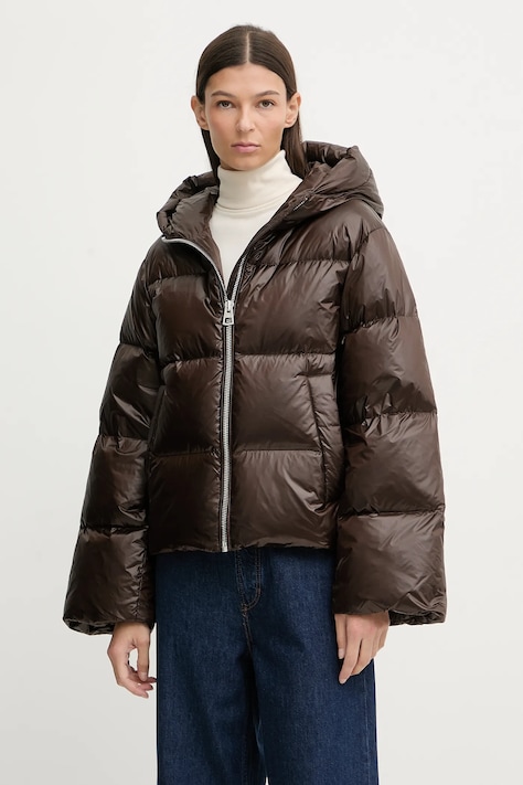 Marc O'Polo kurtka puchowa kolor brązowy zimowa 510099870185
