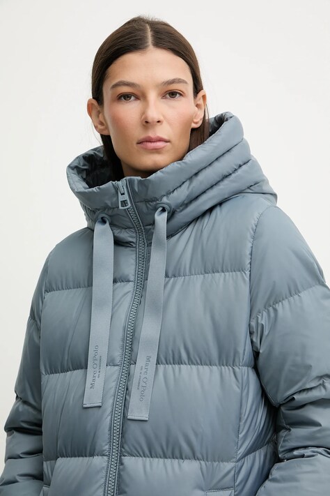 Marc O'Polo kurtka puchowa kolor niebieski zimowa 511032971095
