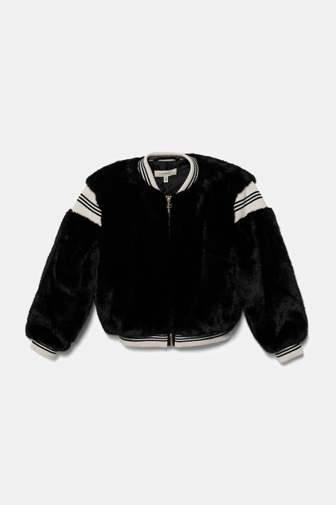 Twinset kurtka bomber dziecięca kolor czarny 252GJ2170