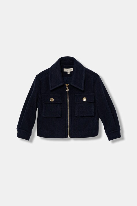 Twinset giacca per bambini colore blu navy 252GB2052