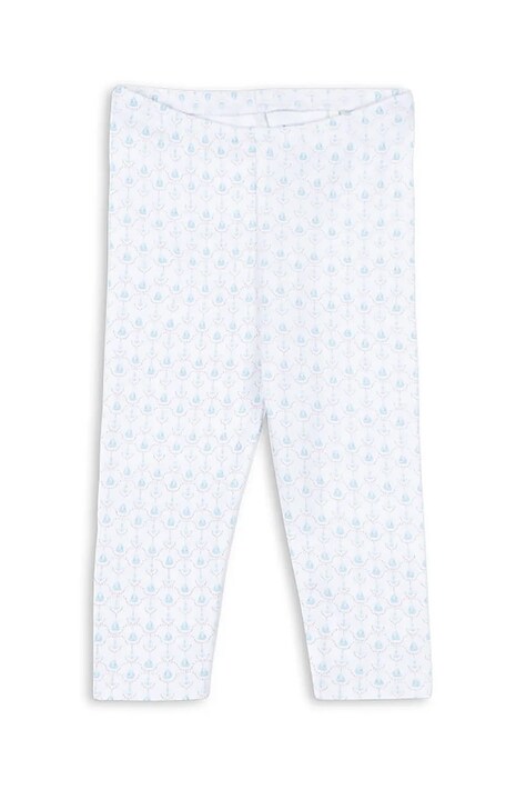 Fanga Fontana legginsy bawełniane niemowlęce FIO PANTS OCS kolor niebieski FA100055