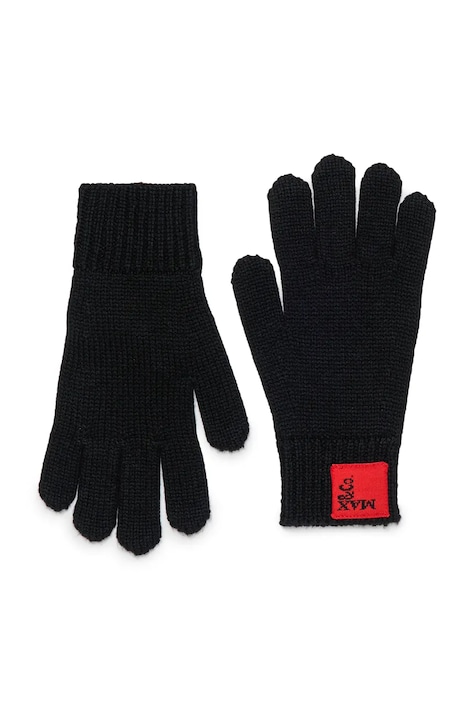Max&Co. Γάντια παιδικά με μαλλί MAXN2F GLOVE μαύρα MX0243