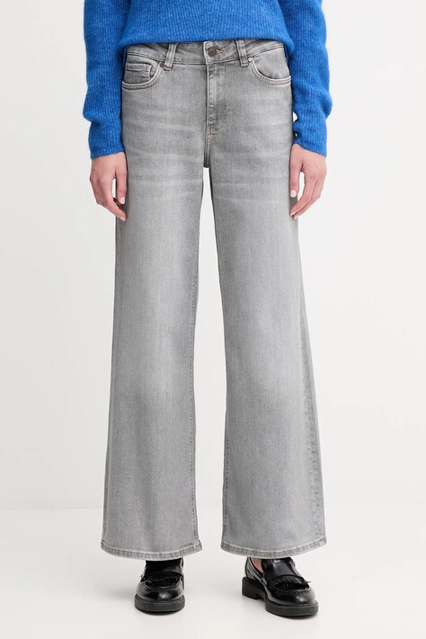 Mos Mosh jeansy DARA damskie kolor szary 167930
