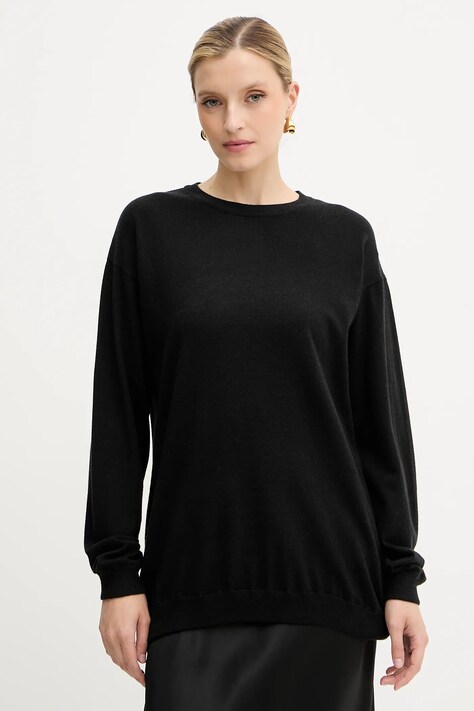Silvian Heach sweter BENITEZ damski kolor czarny GPA25553MA