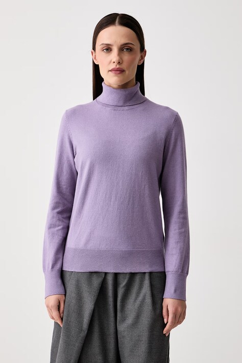 Marc O'Polo Sweter damski z bawełną fioletowy 5000007462