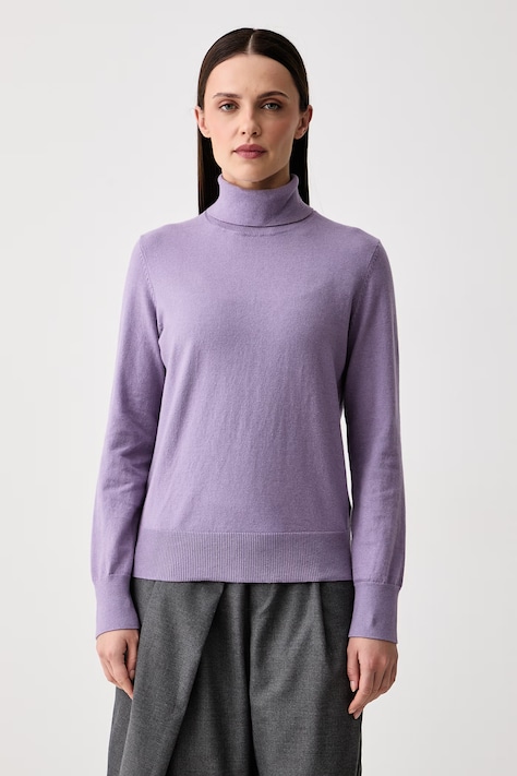 Marc O'Polo Sweter damski z bawełną fioletowy 5000007462