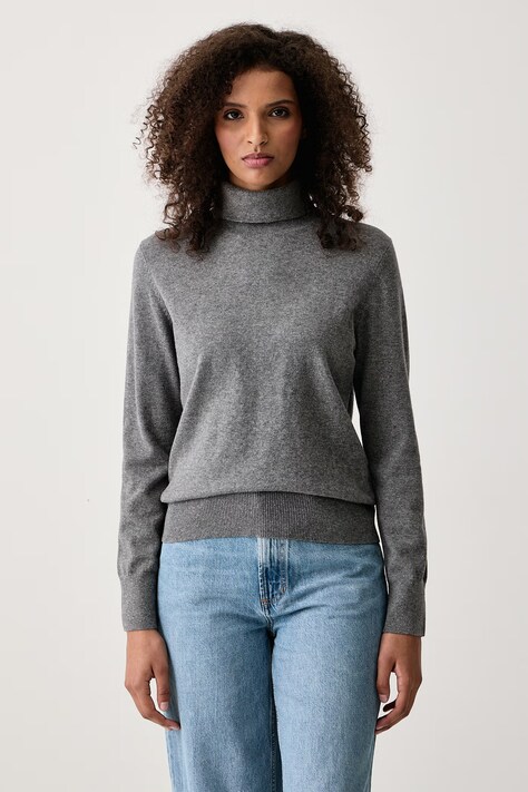 Marc O'Polo Sweter damski z bawełną szary 5000007462