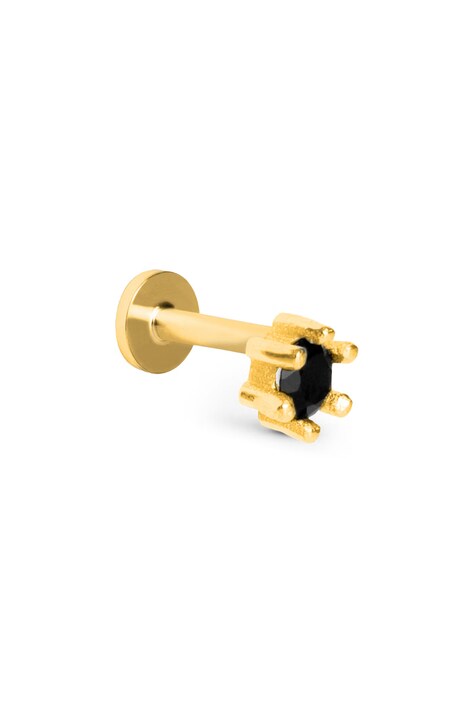 ANIA KRUK Orecchino da donna argento placato oro zirconia ROCK IT SRUKC3921Z