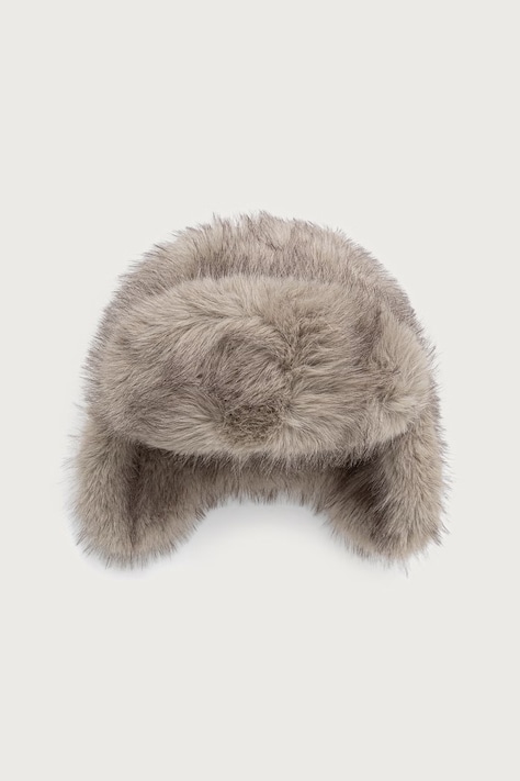 Bomboogie Czapka uszatka damska szara LW9925FRL6
