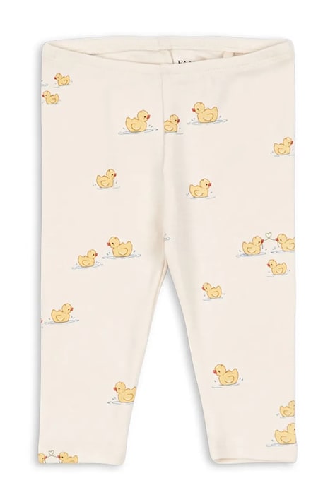 Fanga Fontana tajice za bebe s modalom BELLO PANTS OCS bež spušteni struk FA100090