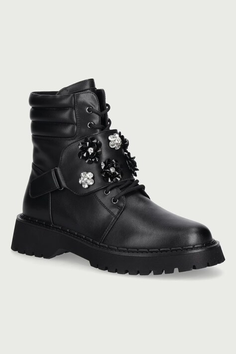 Goe Workery damskie skórzane czarne UU2N4126 BLACK