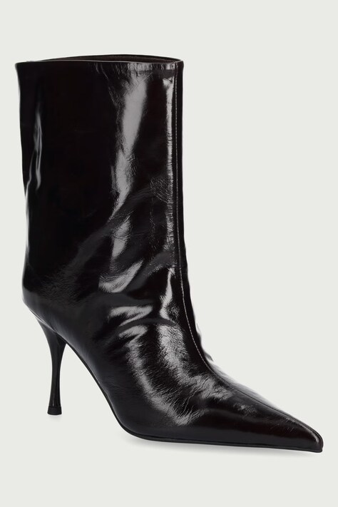 Jeffrey Campbell Botki damskie skórzane RAQIB czarne U331-D06-004