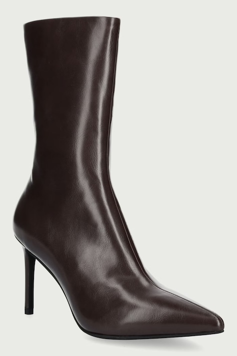 Jeffrey Campbell Botki na szpilce damskie EVERYNIGHT brązowe R793D-E65