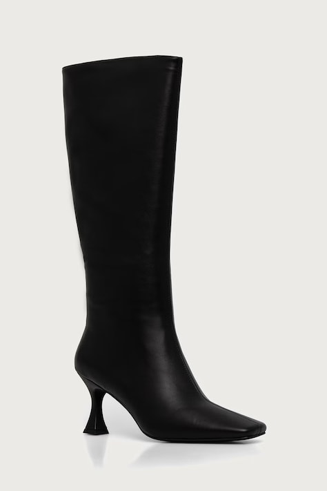 Jeffrey Campbell Kozaki damskie Check-Mate czarne JC-1486-1-5