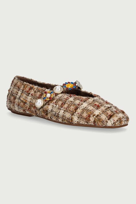 Jeffrey Campbell Baleriny Amarissa-2 beżowe JC-1528-7-4