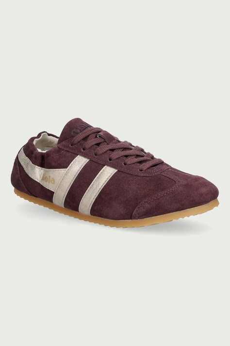 Gola Aurora Trainer sneakersy damskie zamszowe bordowe CLB929YT