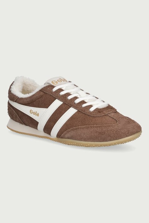Gola Sprinter Summit Trainer sneakersy damskie zamszowe brązowe CLB913FW