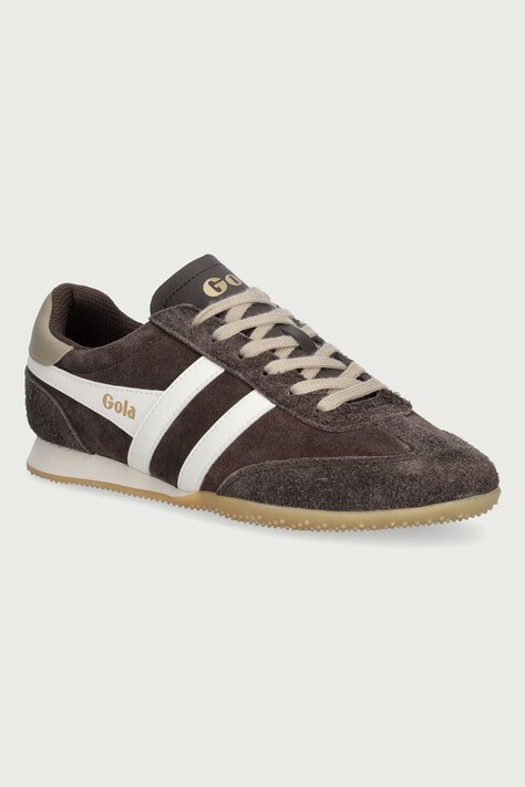 Gola Sprinter Suede Trainer sneakersy damskie zamszowe brązowe CLB912FW