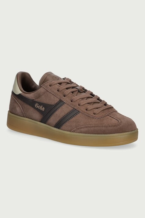 Gola Viper Trainer sneakersy damskie zamszowe brązowe CLB735LT
