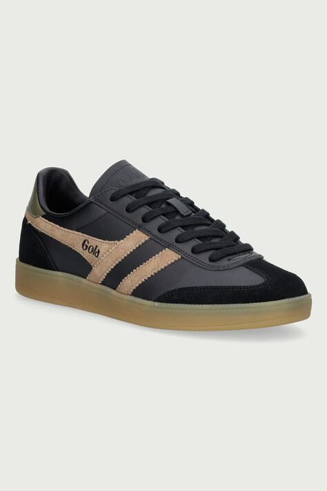 Gola Viper Leather Trainer sneakersy męskie skórzane czarne CMB744BF