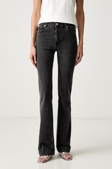 Silvian Heach jeansy flare damskie KODDU szare GPA26057JE