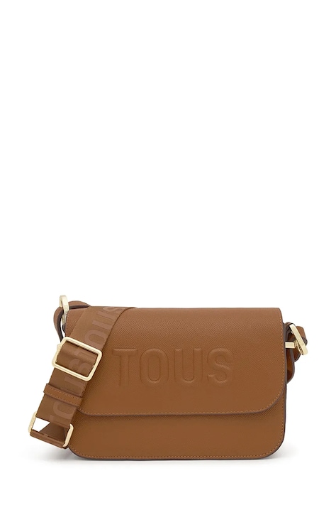 Tous torebka crossbody damska z imitacji skóry brązowa 2002106546