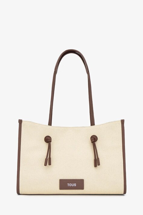 Tous torebka shopper damska beżowa 2002439901
