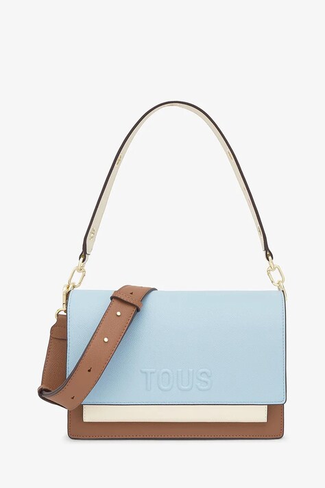 Tous torebka crossbody damska z imitacji skóry niebieska 2002358234