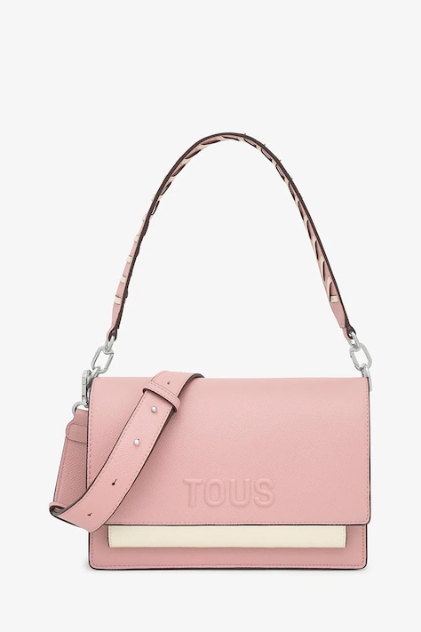 Tous torebka crossbody damska z imitacji skóry różowa 2002358213