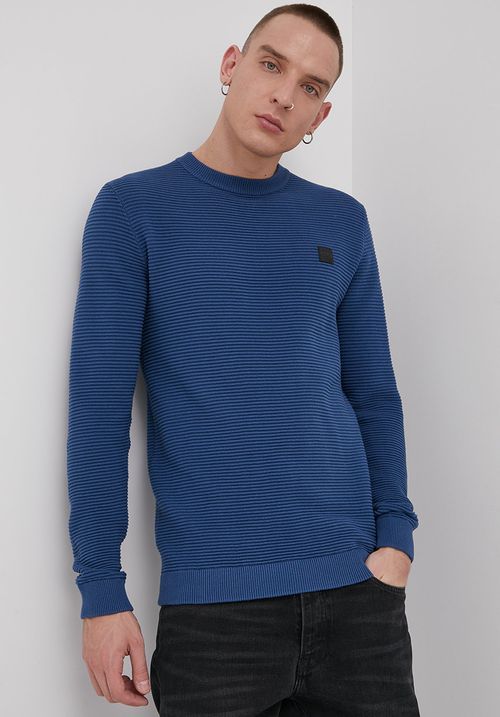 Solid Sweter bawełniany