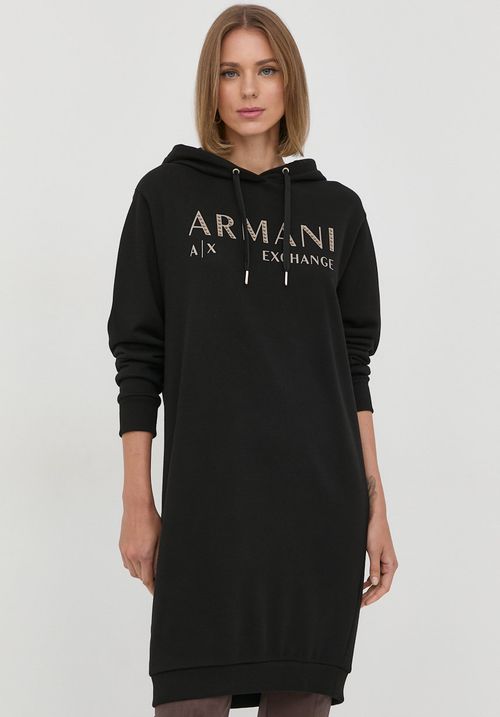 Armani Exchange sukienka bawełniana