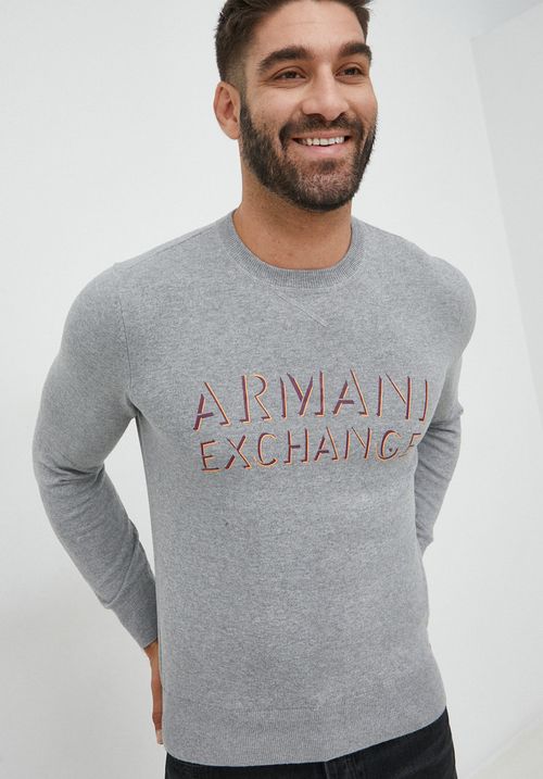 Armani Exchange sweter z domieszką wełny