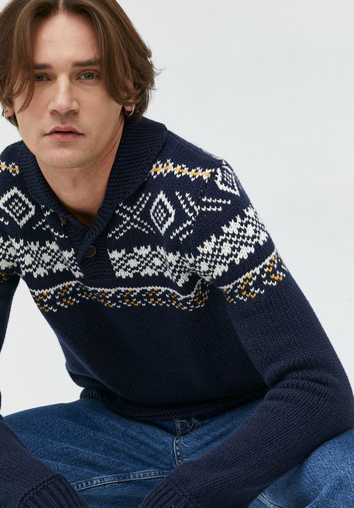 Superdry sweter z domieszką wełny