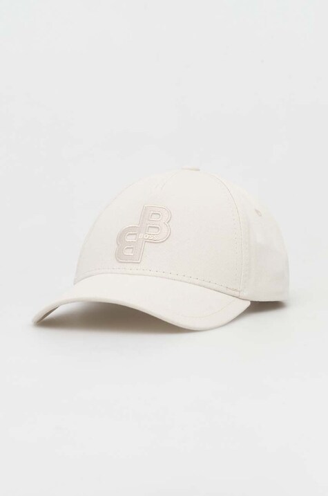 BOSS czapka z daszkiem bawełniana