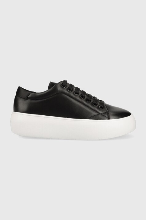Calvin Klein sneakersy skórzane BUBBLE CUPSOLE LACE