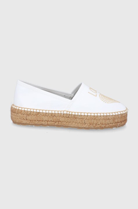 Love Moschino Espadryle skórzane