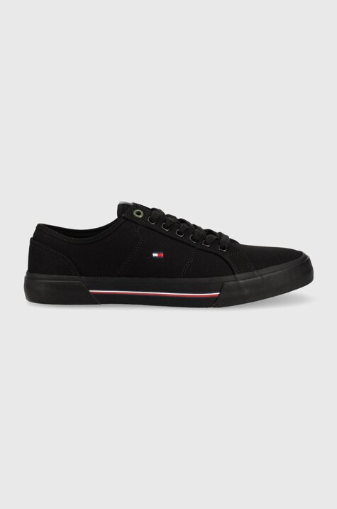 Tommy Hilfiger tenisówki CORE CORPORATE VULC CANVAS