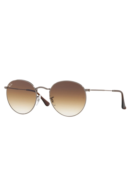 Ray-Ban – Okulary ROUND METAL brązowy