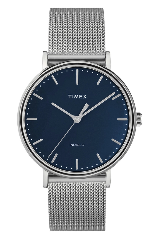 μπλε Timex - Ρολόι TW2T37000 Γυναικεία