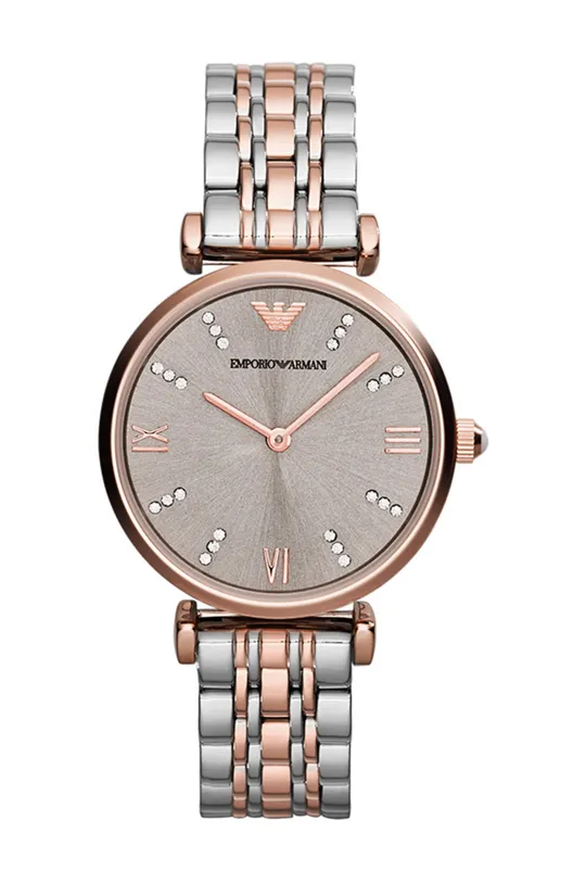 srebrny Emporio Armani - Zegarek AR1840 Damski