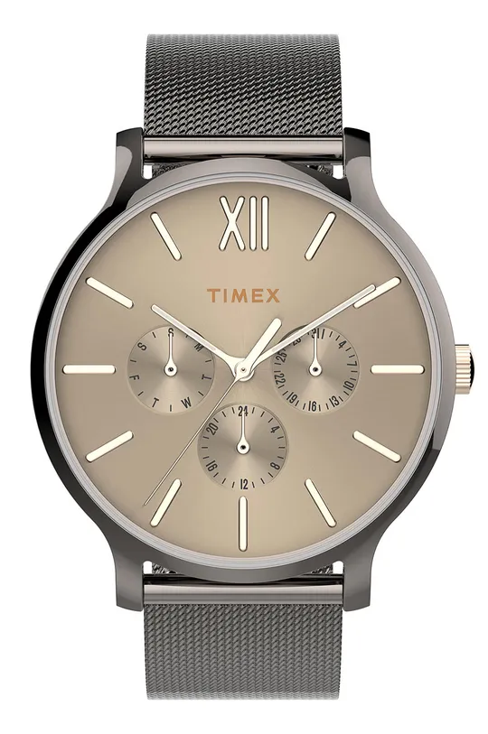 ασημί Timex - Ρολόι TW2T74700 Γυναικεία