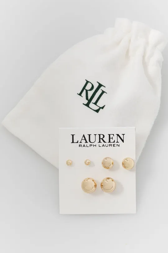 Lauren Ralph Lauren - Náušnice (3-pak) zlatá