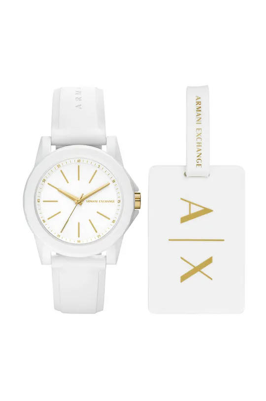 biały Armani Exchange - Zegarek AX7126 Damski