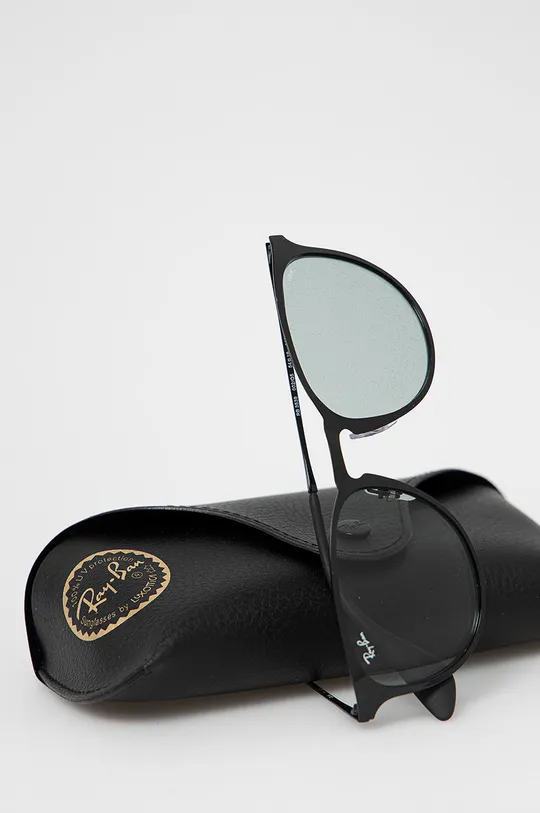 black Ray-Ban sunglasses