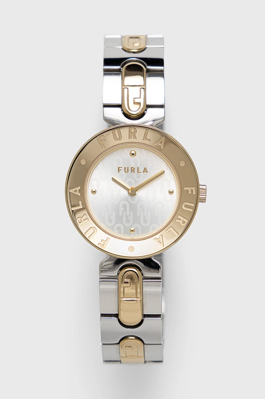 srebrny Furla zegarek Damski