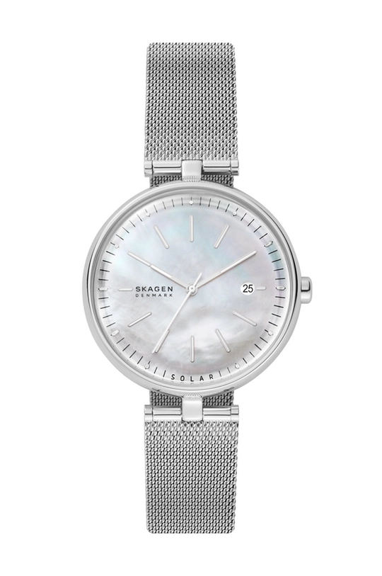 серебрянный Часы Skagen Женский